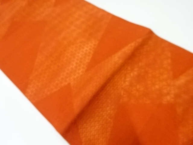 JAPANESE KIMONO / VINTAGE NAGOYA OBI / WOVEN FLOWER & CLASSICAL PATTERN